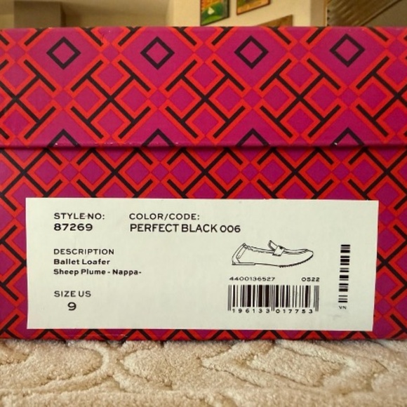 Tory Burch Leather Ballet Loafer, black, barely worn - Picture 3 of 8